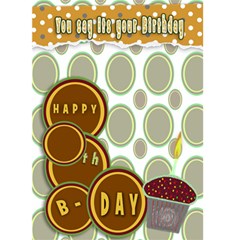 birthday card - Greeting Card 5  x 7 