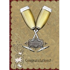 Congratulations Card - Greeting Card 5  x 7 