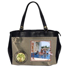 Vacation Bag - Oversize Office Handbag (2 Sides)