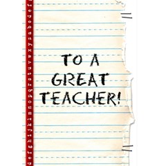 Teacher card - Greeting Card 5  x 7 