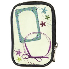 Floral camera bag template - Compact Camera Leather Case