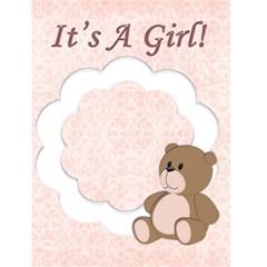 it s a girl - Greeting Card 4.5  x 6 