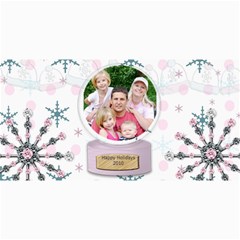 winter holiday christmas card - 4  x 8  Photo Cards
