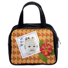 decorative flower purse - Classic Handbag (Two Sides)