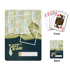 Playing Cards- Father, Dad design - Playing Cards Single Design (Rectangle)