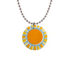 Sunshine necklace - 1  Button Necklace