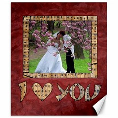 I LOVE YOU - CANVAS 20X24  - Canvas 20  x 24 