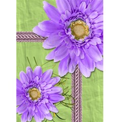 Purple Daisies Blank Card - Greeting Card 5  x 7 