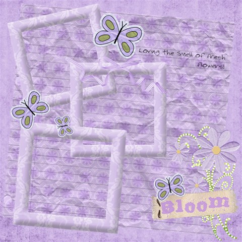 It s A Spring Thing Scrapbook Page By Redhead Scraps 12 x12  Scrapbook Page - 2