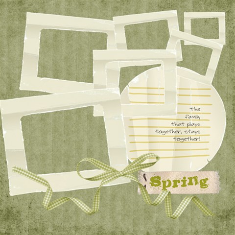 It s A Spring Thing Scrapbook Page By Redhead Scraps 12 x12  Scrapbook Page - 11