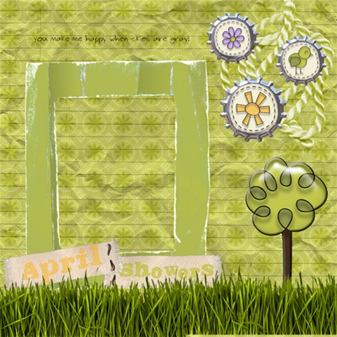It s A Spring Thing Scrapbook Page By Redhead Scraps 12 x12  Scrapbook Page - 8
