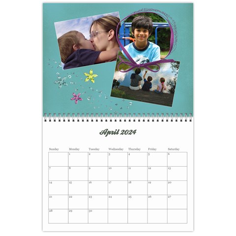 2024 Calendar By Mikki Apr 2024