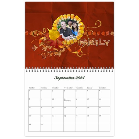 2024 Calendar By Mikki Sep 2024