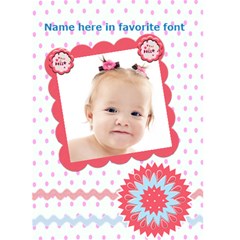 my little cutie birthday or every day card - Greeting Card 5  x 7 