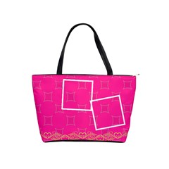 Pink shoulder handbag - Classic Shoulder Handbag