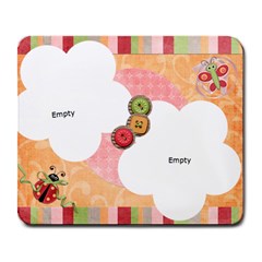 Spring Mousepad with 2 photo spots - Large Mousepad