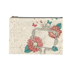 Floral - Cosmetic Bag (Large)