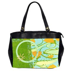Butterfly, Sunshine - Oversize Office Handbag (2 Sides)