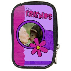 Best friends - Camera Leather Case   - Compact Camera Leather Case