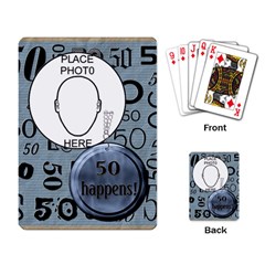 50th Birthday Playing Cards - Playing Cards Single Design (Rectangle)