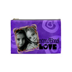 Unconditional love violet - Cosmetic Bag (Medium)  