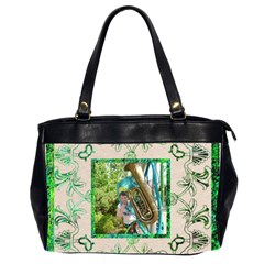 Art nouveau greensleves oversized office bag - Oversize Office Handbag (2 Sides)