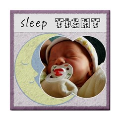  Sleep Tight  Girl Coaster - Tile Coaster