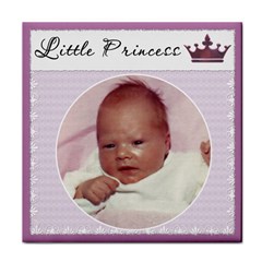  Little Princess  Girl Coaster - Tile Coaster