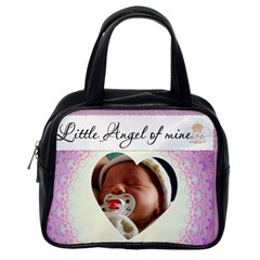 Little Angel of Mine Pink Bag - Classic Handbag (One Side)