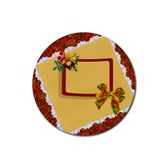 Autumn Coaster2 - Rubber Coaster (Round)