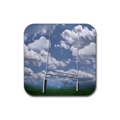 Football Coaster 6 - Rubber Square Coaster (4 pack)