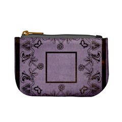art nouveau purple mini coin purse