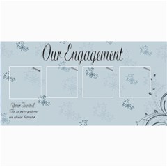 our engagement announcement - 4  x 8  Photo Cards