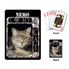I Love My Cat Playing Cards - Playing Cards Single Design (Rectangle)
