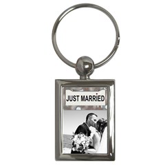 Just Married Key Chain - Key Chain (Rectangle)
