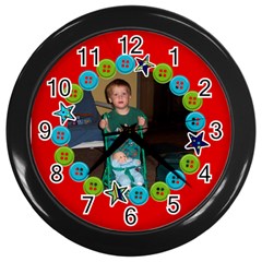 Bright fun Picture clock - Wall Clock (Black)
