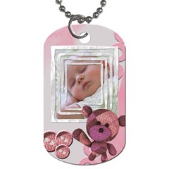 Baby pink - TAG - Dog Tag (Two Sides)