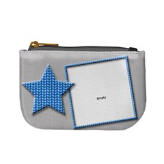 blue star - mini coin purse