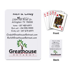 Greathouse Business Cards - Playing Cards Single Design (Rectangle)
