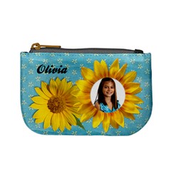 Sunflower mini coin purse