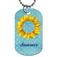 Sunflower Dog Tag - Dog Tag (Two Sides)
