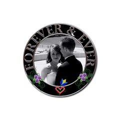 Forever & Ever Coaster - Rubber Coaster (Round)