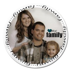 Family magnet - Magnet 5  (Round)