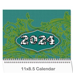2024 Bright Colors Calendar - Wall Calendar 11  x 8.5  (12-Months)