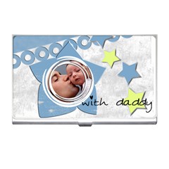 With daddy - Business card holder