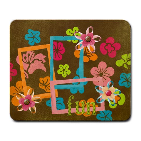 Fun & Flowers Mousepad By Mikki Front