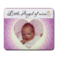 Little Angel Of Mine Pink Mousepad - Large Mousepad