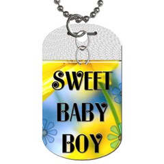 Sweet Baby Boy Dog Tag - Dog Tag (Two Sides)