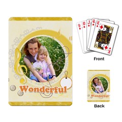 Music card - Playing Cards Single Design (Rectangle)