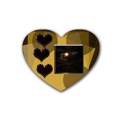 heart coaster 41 - Rubber Coaster (Heart)